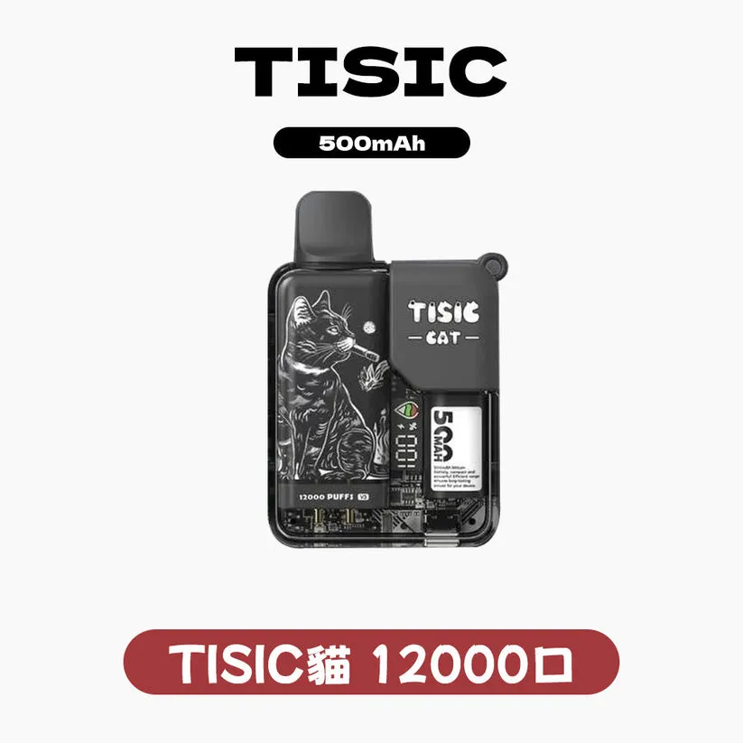 TISIC 黑騎士×萌貓派對 12000口拋棄式電子煙:圖片 2