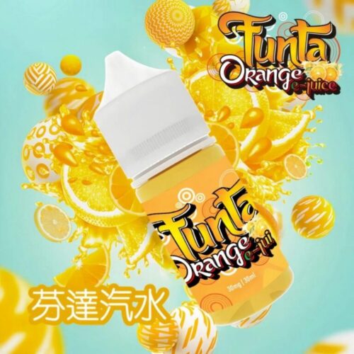 FUNTA芬達橘子汽水口味煙油30ml|3%尼古丁配方|氣泡橘香還原度高