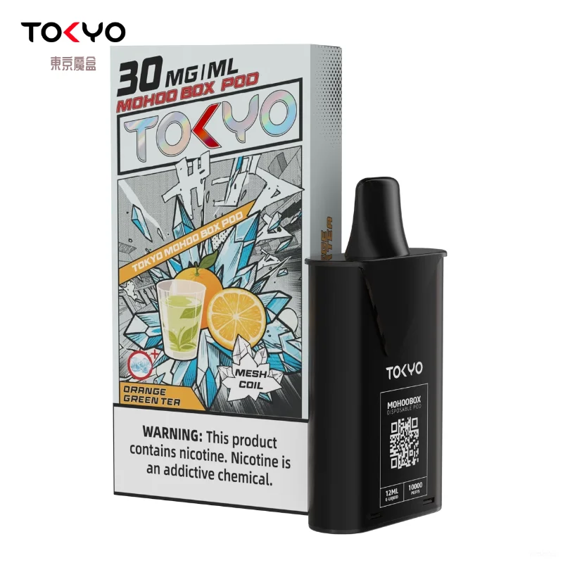東京魔盒 柳橙綠茶口味煙彈| 12 ml 大容量|台灣現貨:圖片 2